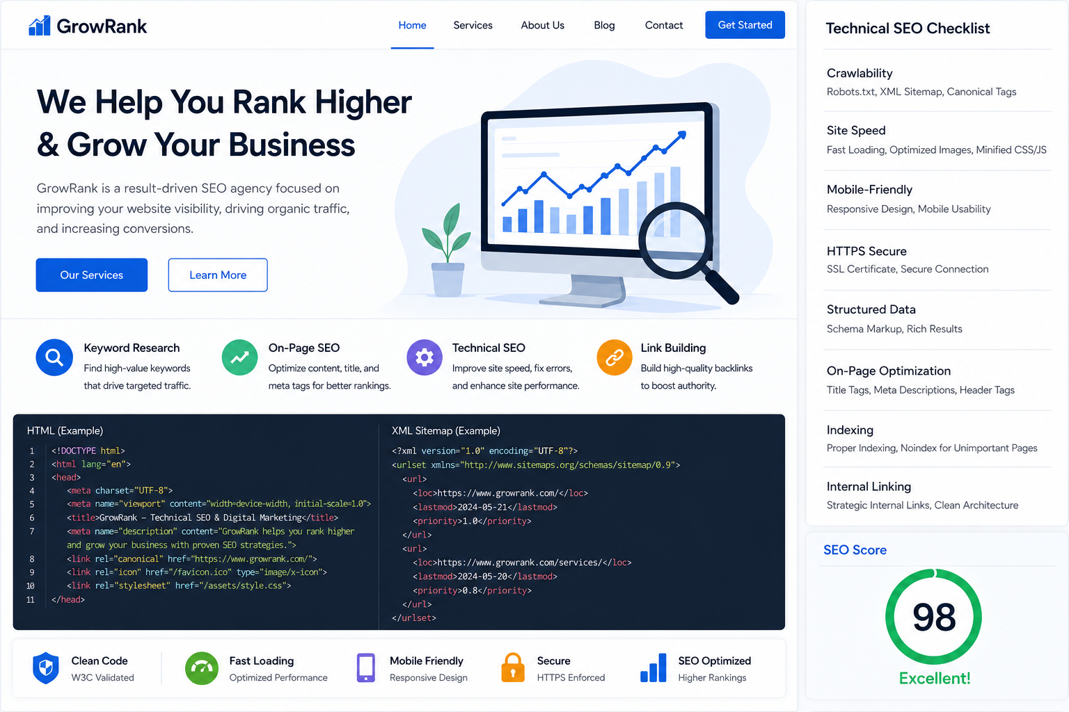 Build a Search Engine-Friendly Website with Technical SEO